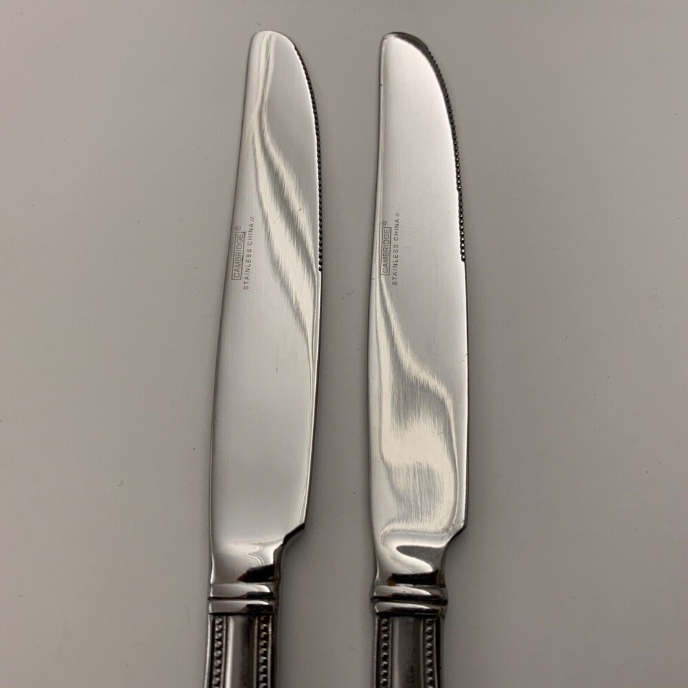 Cambridge Beaded Knives Knife Stainless‎ Steel 8 3/4" Lot of 2 - Picture 4 of 8